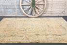Semi-Antique Neutral Anatolian Area Rug