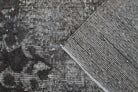 Gray Ethnic Vintage Distressed Anatolian Area Rug
