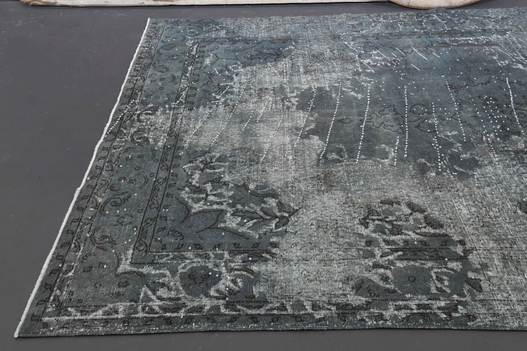 One-of-a-kind 1970s Anatolian vintage area rug in wool, 6'7" x 9'8"