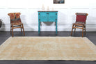 Neutral Vintage Oriental Anatolian Rug