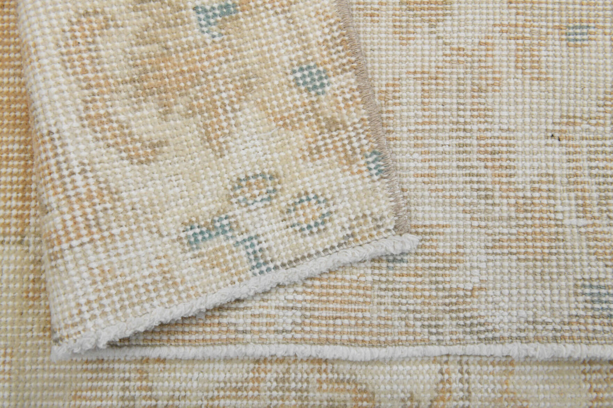 Neutral Vintage Oriental Anatolian Rug