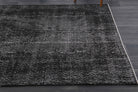 Vintage Anatolian Black Area Rug