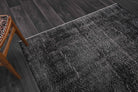 Vintage Anatolian Black Area Rug