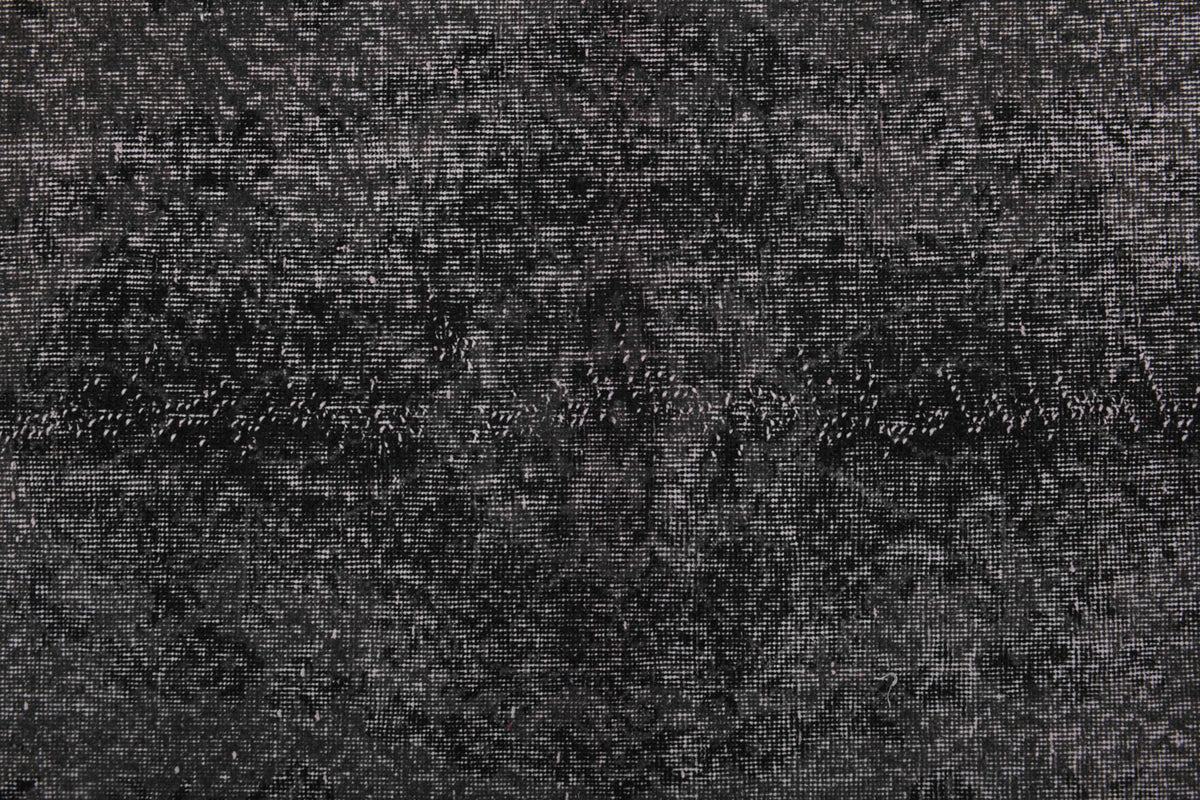 Vintage Anatolian Black Area Rug