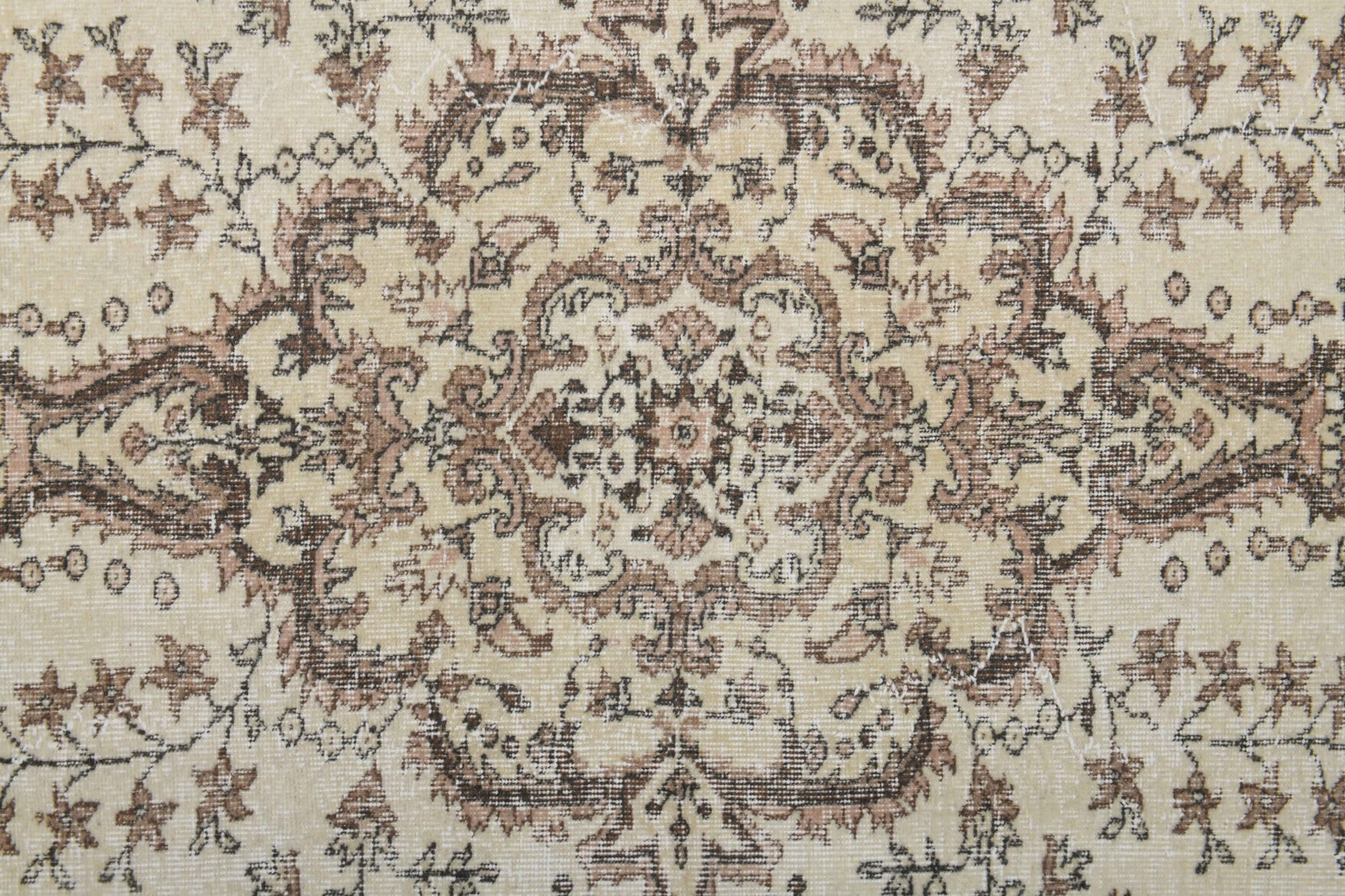 Handmade wool rug from Anatolia, Turkey – Vintage Turkish Oriental Area Anatolian Rug 5'3" x 8'1"