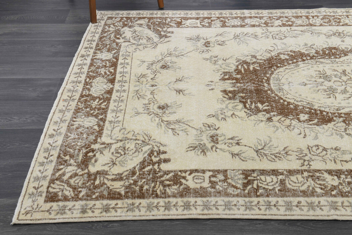 Vintage Oushak Oriental Area Rug