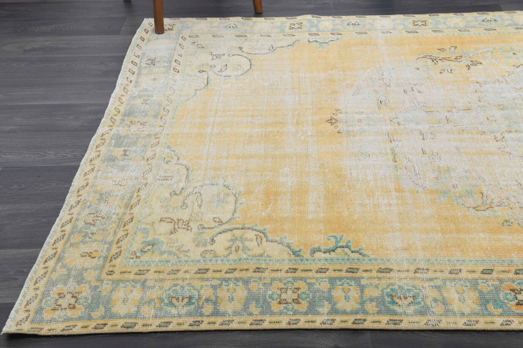 One-of-a-kind 1970s Anatolian vintage area rug in wool, 6'2" x 8'10"