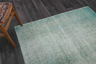 Authentic Anatolian vintage area rug (1970s) with solid design – one-of-a-kind at Fame Rugs