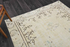 Authentic Anatolian antique washed vintage area rug (1970s) with oriental design – one-of-a-kind at Fame Rugs