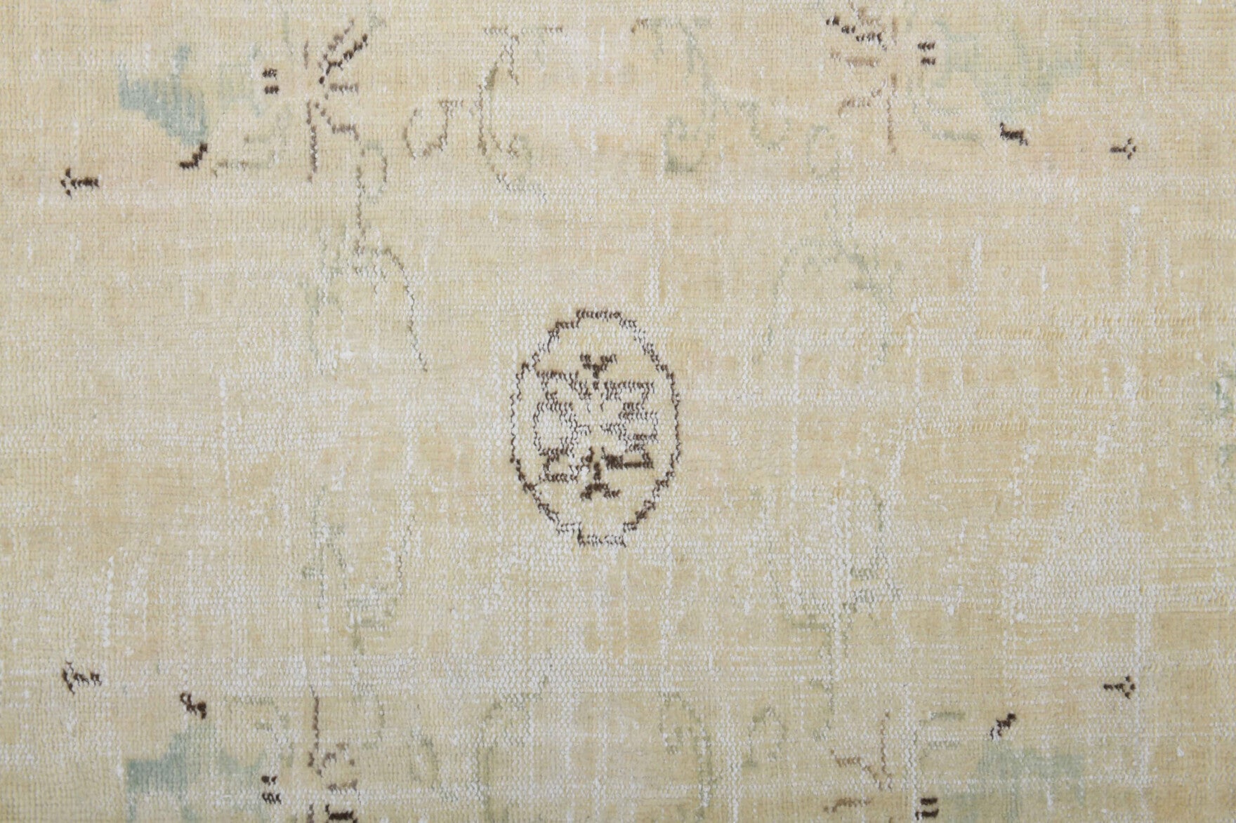 Handmade wool rug from Anatolia, Turkey – Neutral Vintage Anatolian Area Rug 5'9" x 9'