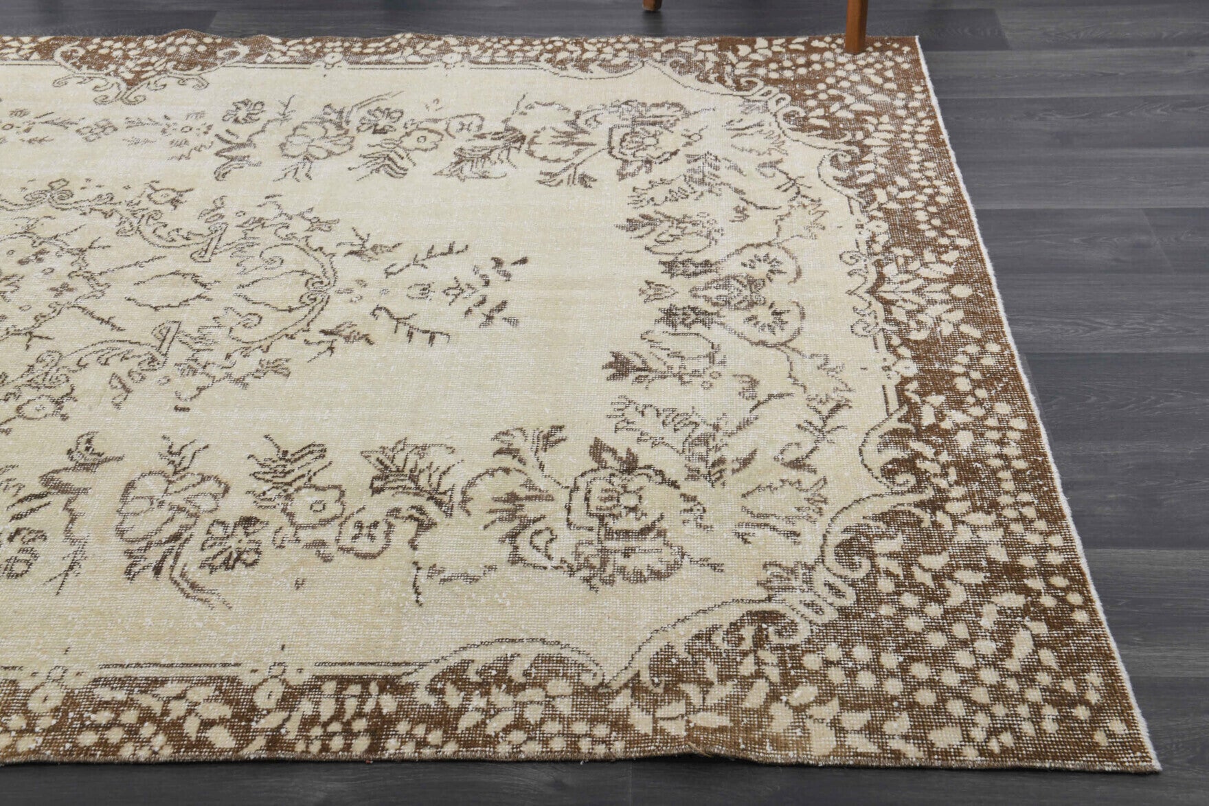 177x280 cm vintage Anatolian area rug – Kirazdeniz, low pile, wool