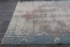 Distressed Oushak Vintage Area Rug