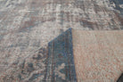 Distressed Oushak Vintage Area Rug