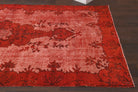 Overdyed Red - Relief Vintage Anatolian Area Rug