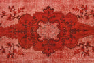 Overdyed Red - Relief Vintage Anatolian Area Rug
