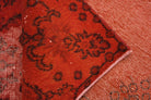 Overdyed Red - Relief Vintage Anatolian Area Rug