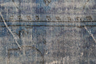 Handmade wool rug from Anatolia, Turkey – Blue Turkish Anatolian Vintage Area Rug 6'3" x 9'9"