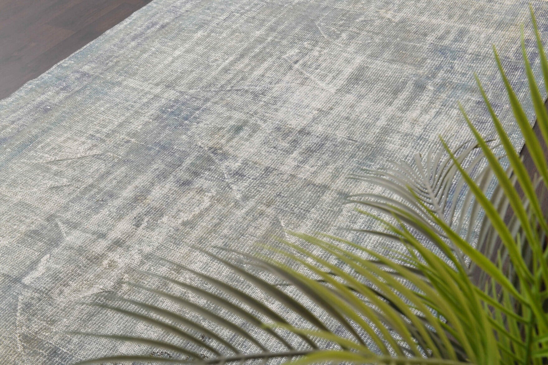 Authentic Anatolian distressed vintage area rug (1950s) with oriental design – one-of-a-kind at Fame Rugs