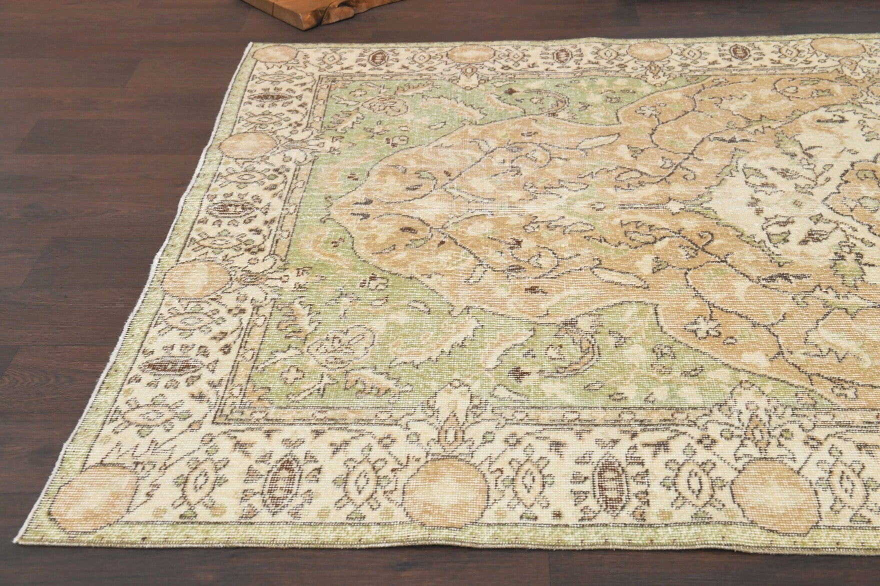 One-of-a-kind 1970s Anatolian vintage area rug in wool, 5'7" x 8'11"