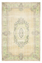 6x9 feet - Medallion Oushak Vintage Area Rug