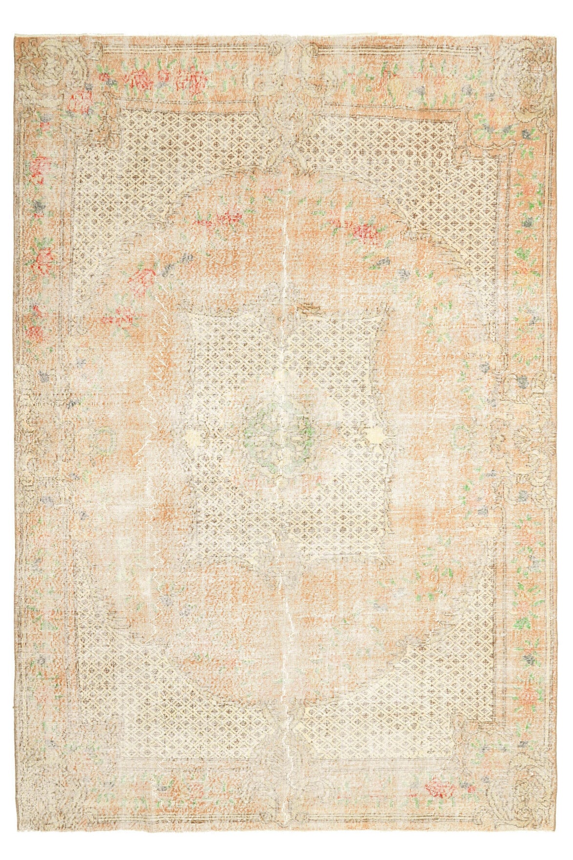 1950s Vintage Oushak Area Rug