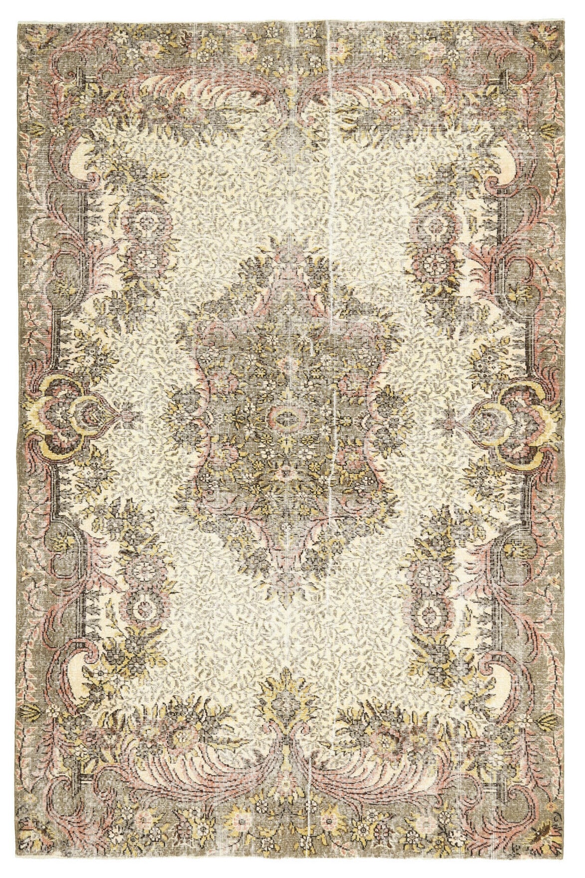 Secret Ottoman Gardens - Vintage Area Anatolian Rugs