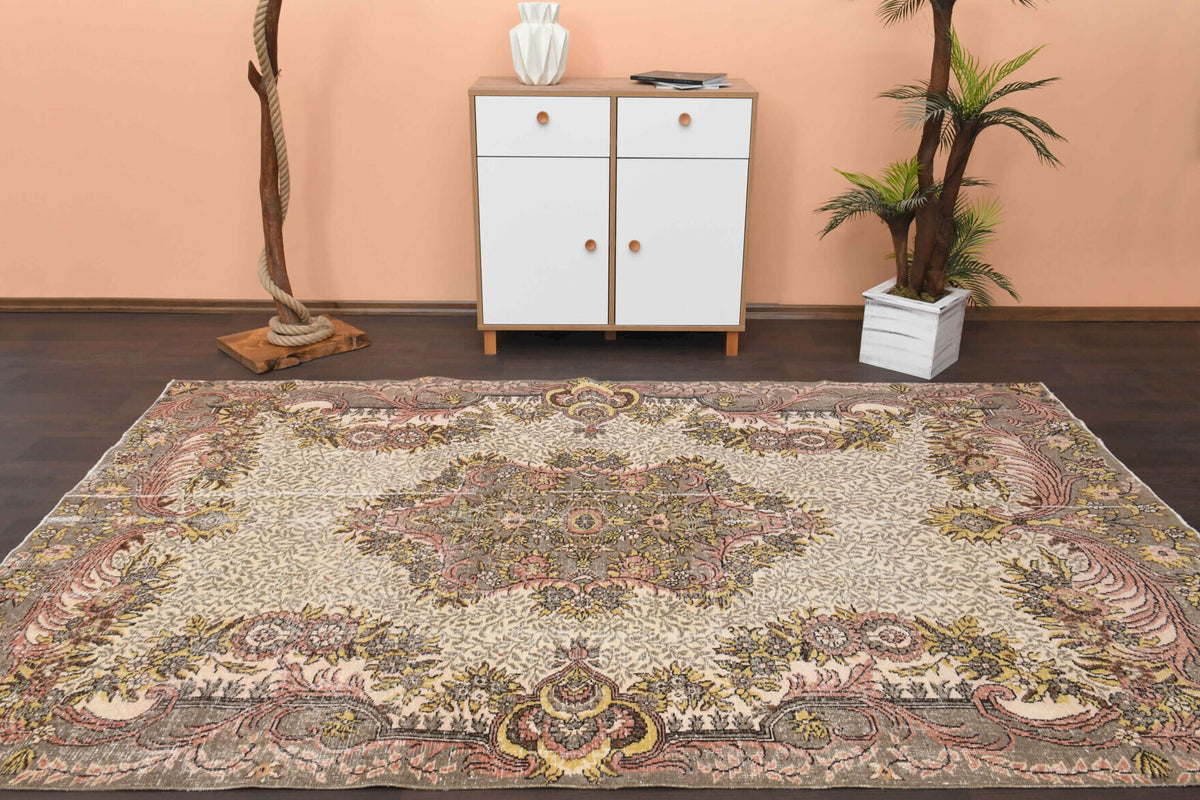 Secret Ottoman Gardens - Vintage Area Anatolian Rugs