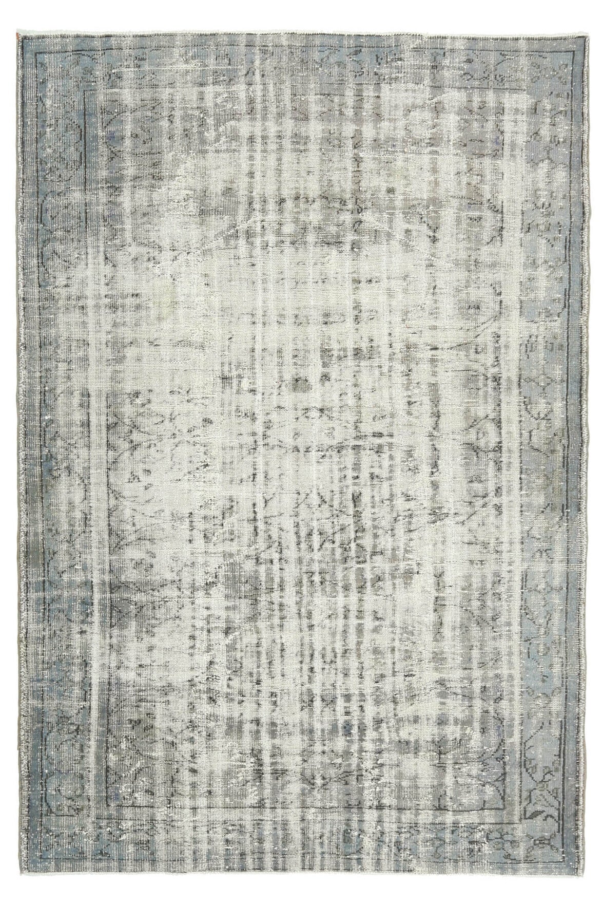 Vintage Anatolian Distressed Area Rug