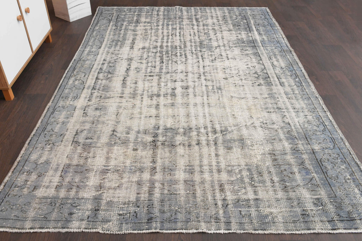 Vintage Anatolian Distressed Area Rug