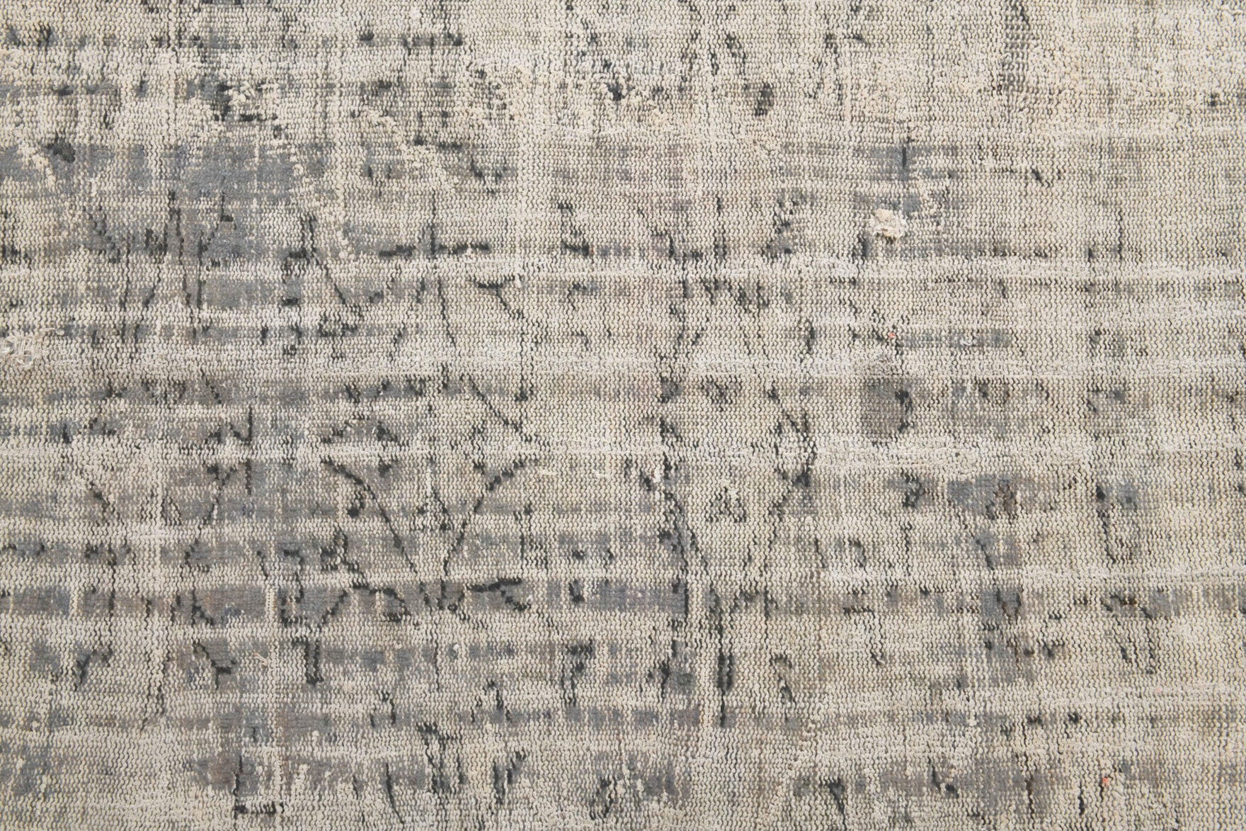 Handmade wool rug from Anatolia, Turkey – Vintage Anatolian Distressed Area Rug 6'1" x 9'