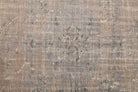 Vintage Neutral Area Oushak Rug