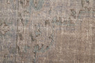 Vintage Neutral Area Oushak Rug