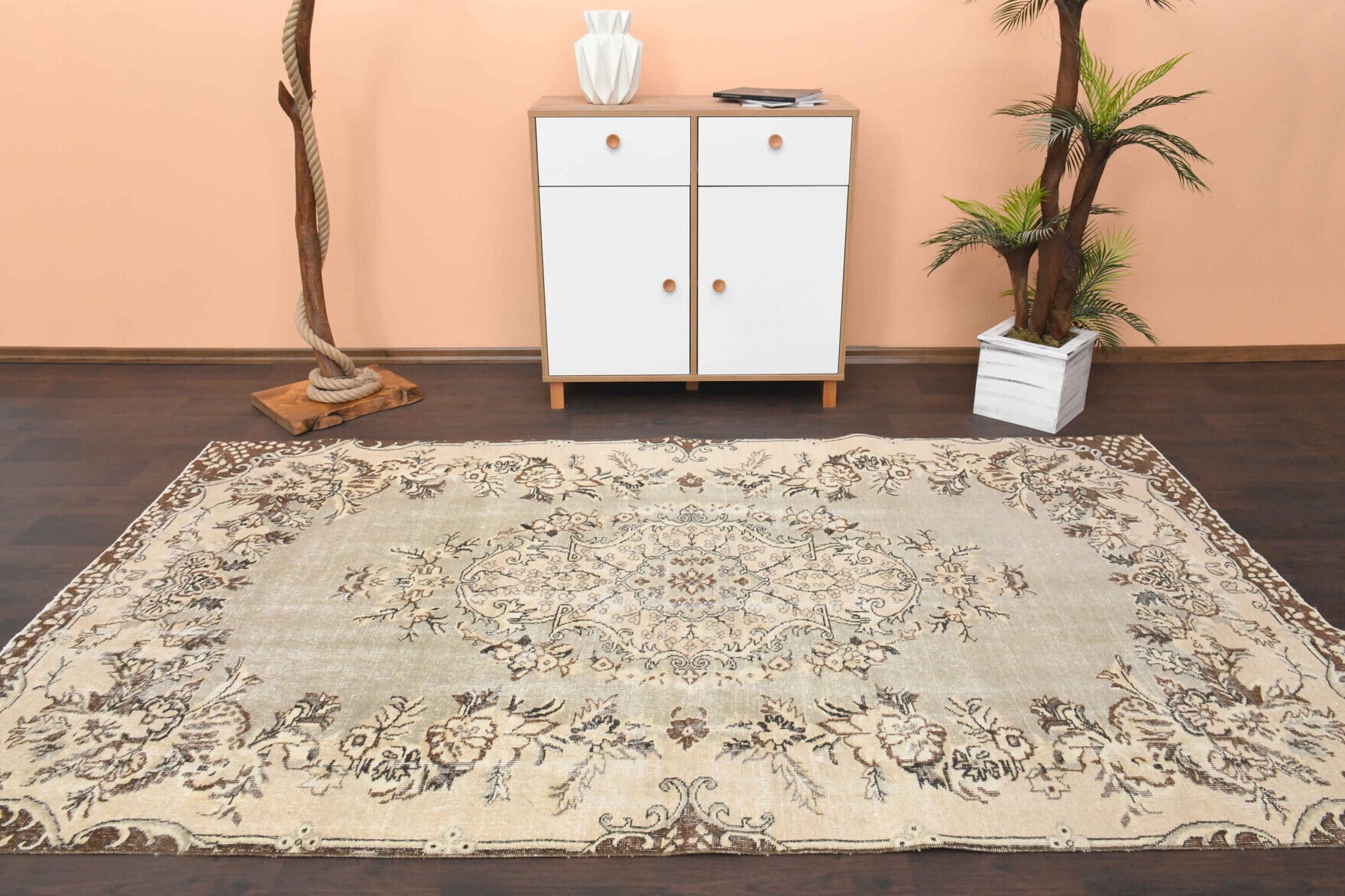 164x285 cm vintage Anatolian area rug – Delphiphile, low pile, wool