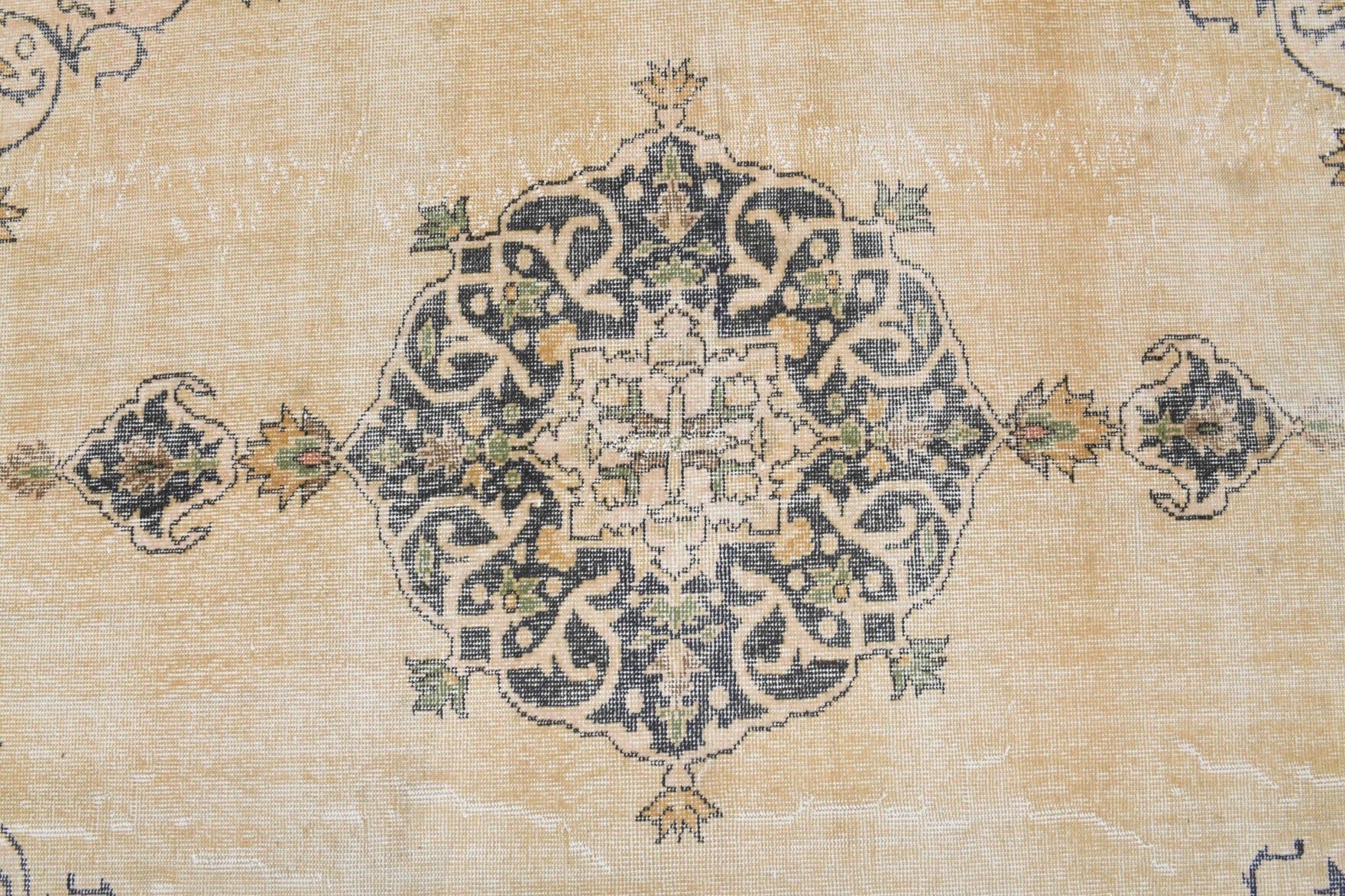 Mid 20th Century Antique Oushak Wool Rug