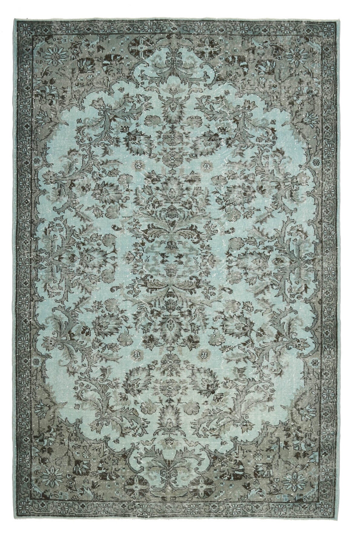 Oriental Blue Turkish Anatolian Area Rug