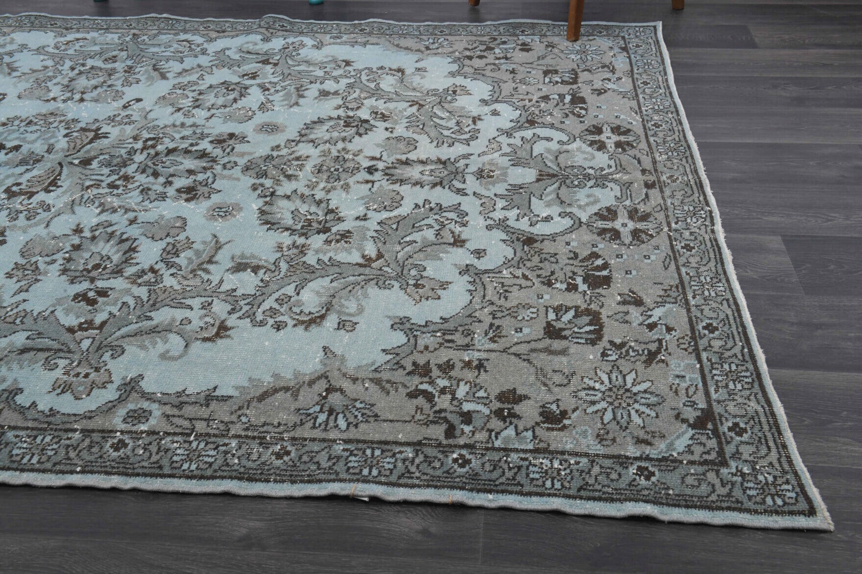 Oriental Blue Turkish Anatolian Area Rug
