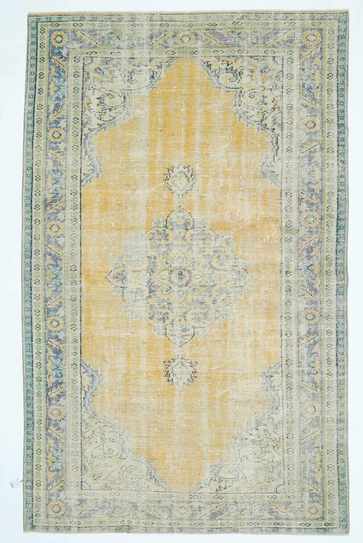 Vintage Anatolian Oriental Area Rug