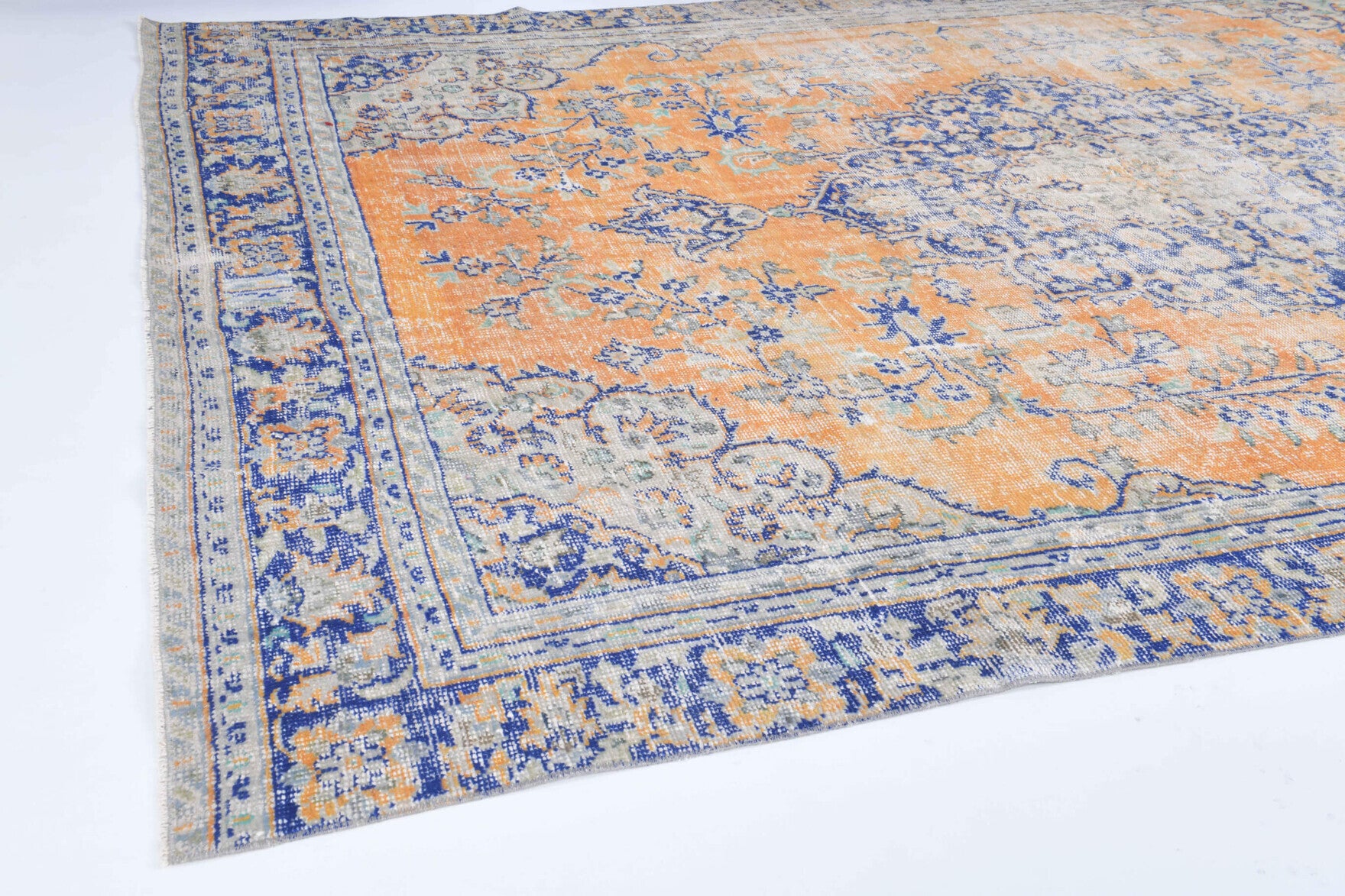 One-of-a-kind 1970s Anatolian vintage area rug in wool, 8'1" x 11'4"
