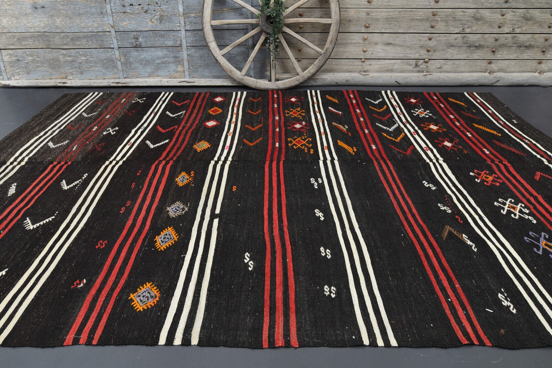 257x390 cm vintage Anatolian kilim rug – Pelagonassa, flatweave, wool