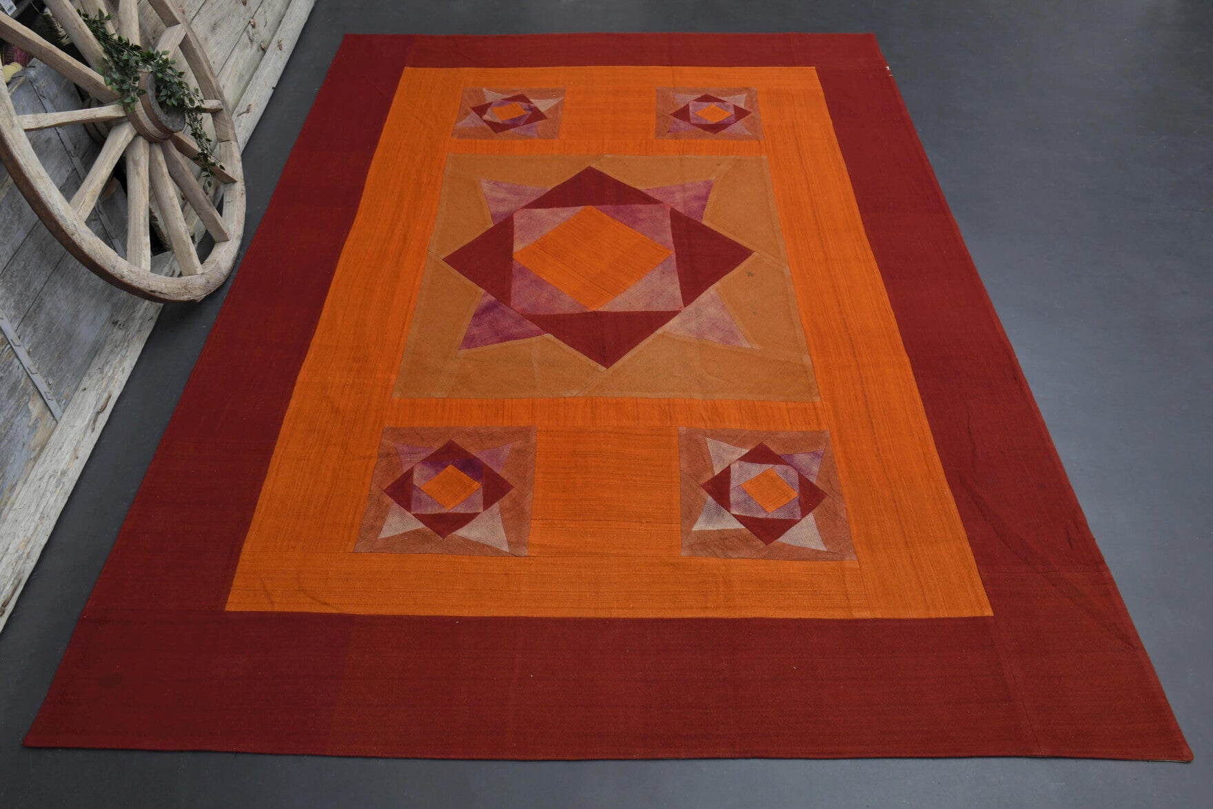 Vintage Oushak Area Rug