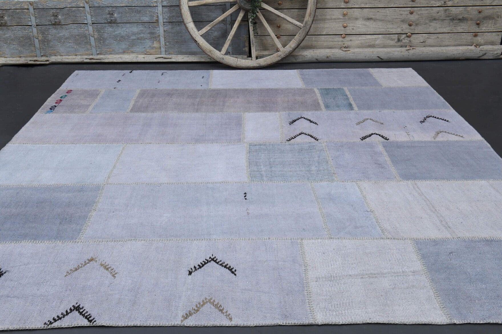 Vintage Square Area Patchwork Rug