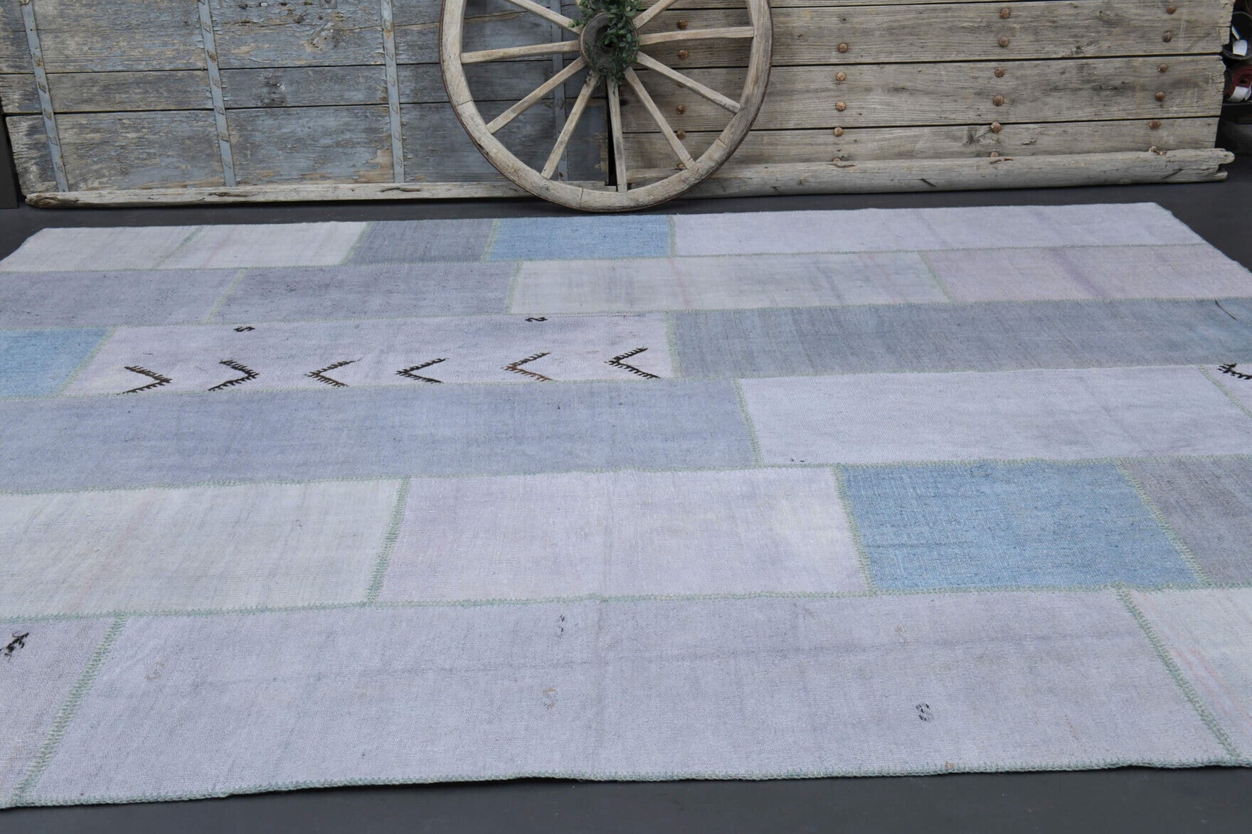 Vintage Oversized PatchworkRug