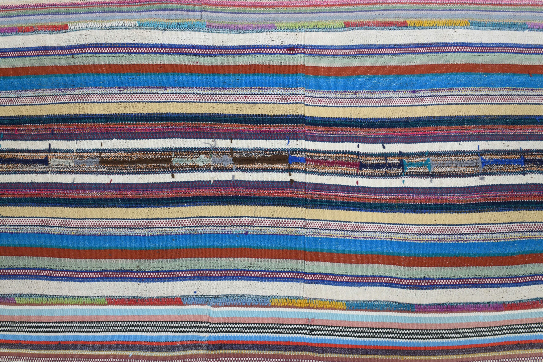 Vintage Oversized Area Kilim Rug