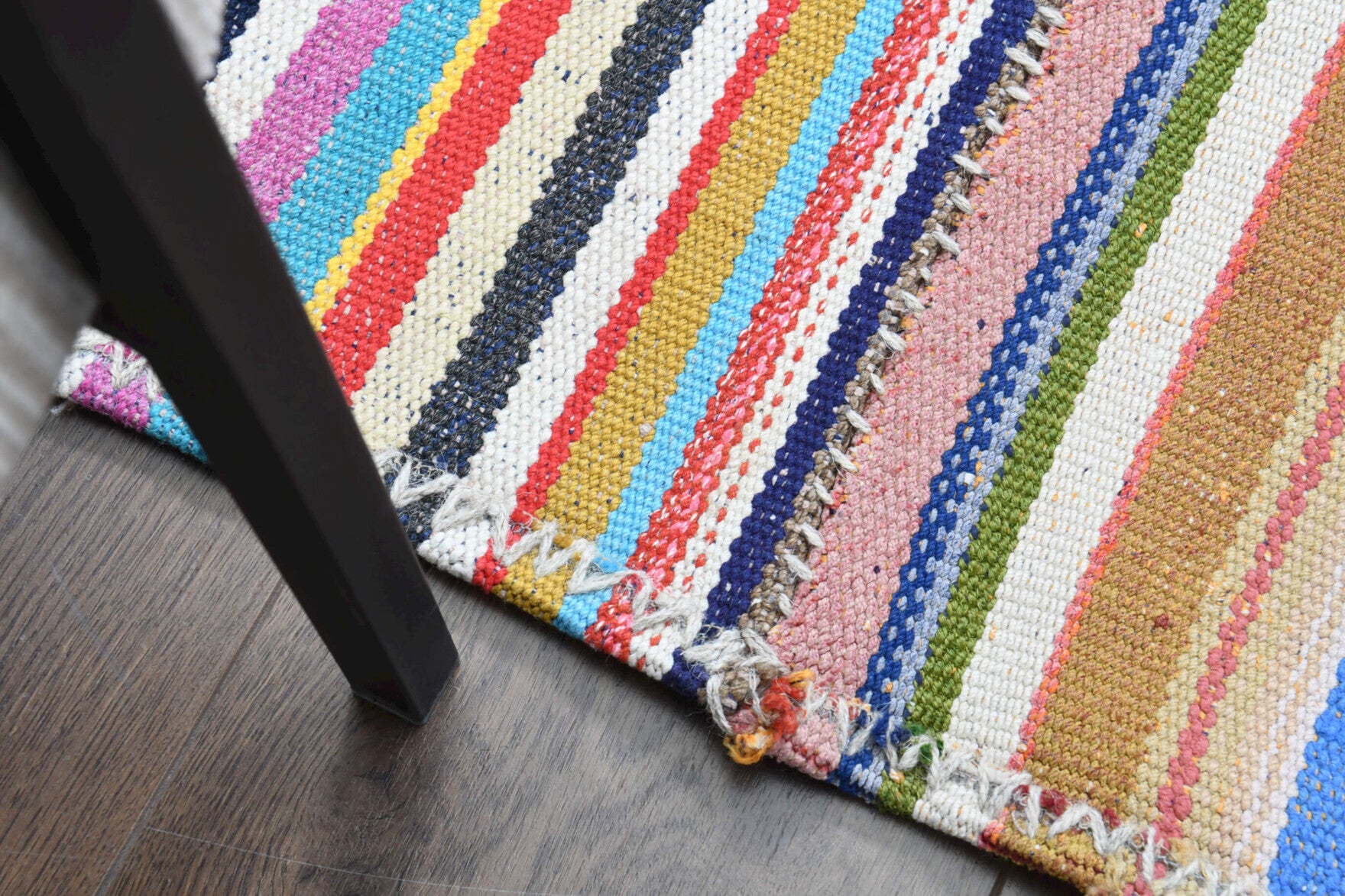 Vintage Oversized Area Kilim Rug