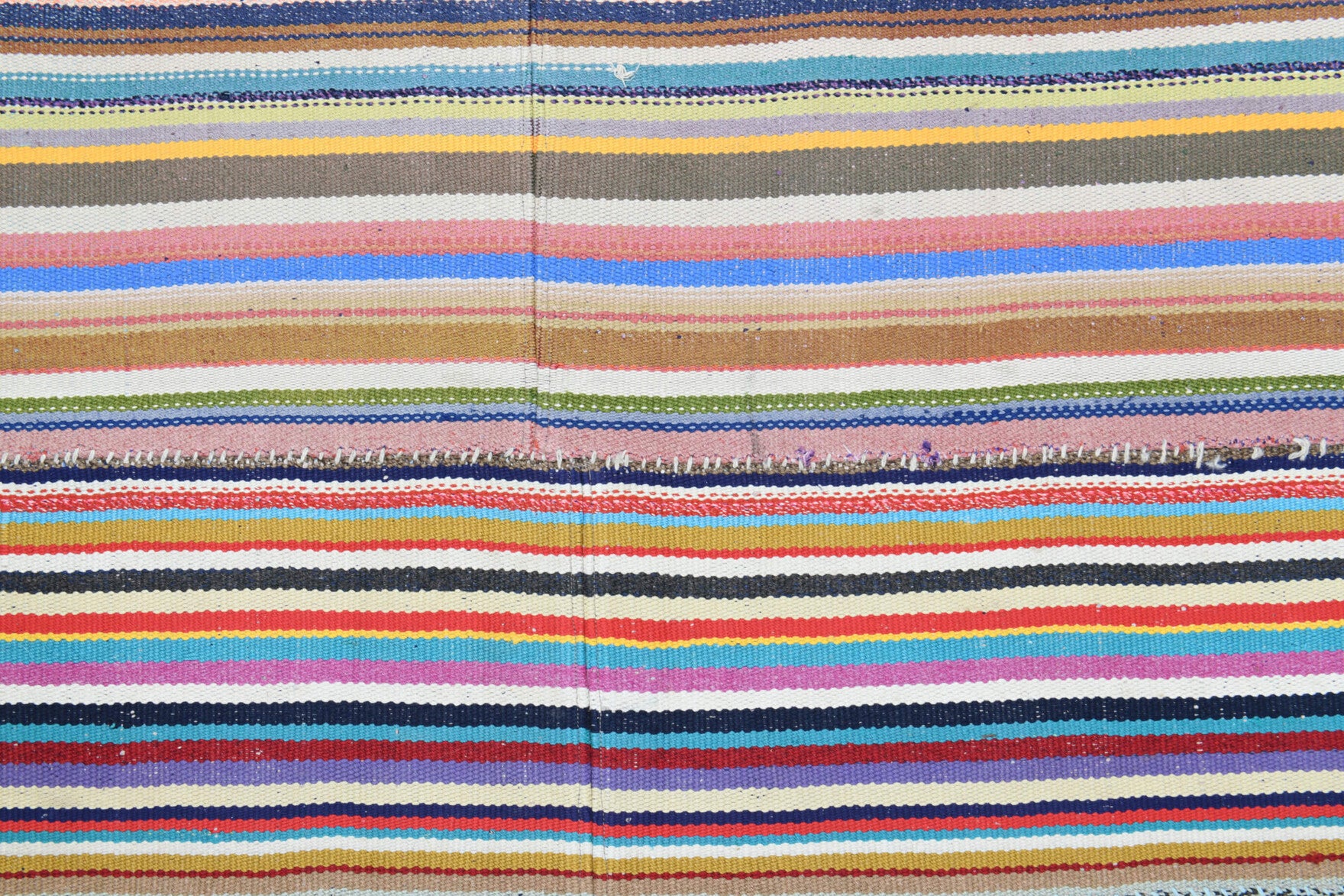 Vintage Oversized Area Kilim Rug
