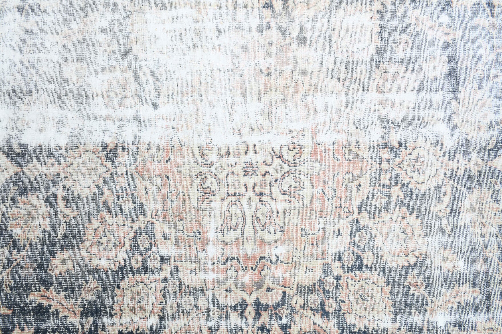 Handmade wool rug from Anatolia, Turkey – Persian Vintage Oversized Area Rug 9'5" x 12'2"
