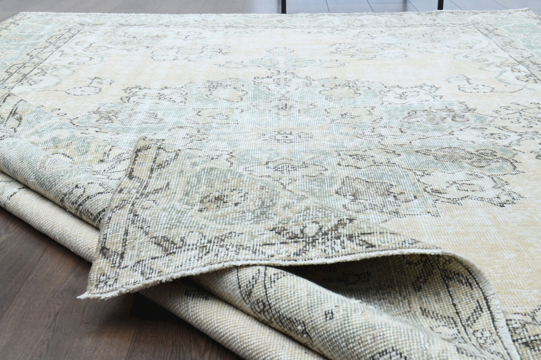 One-of-a-kind 1970s Anatolian vintage area rug in wool, 7'5" x 11'2"