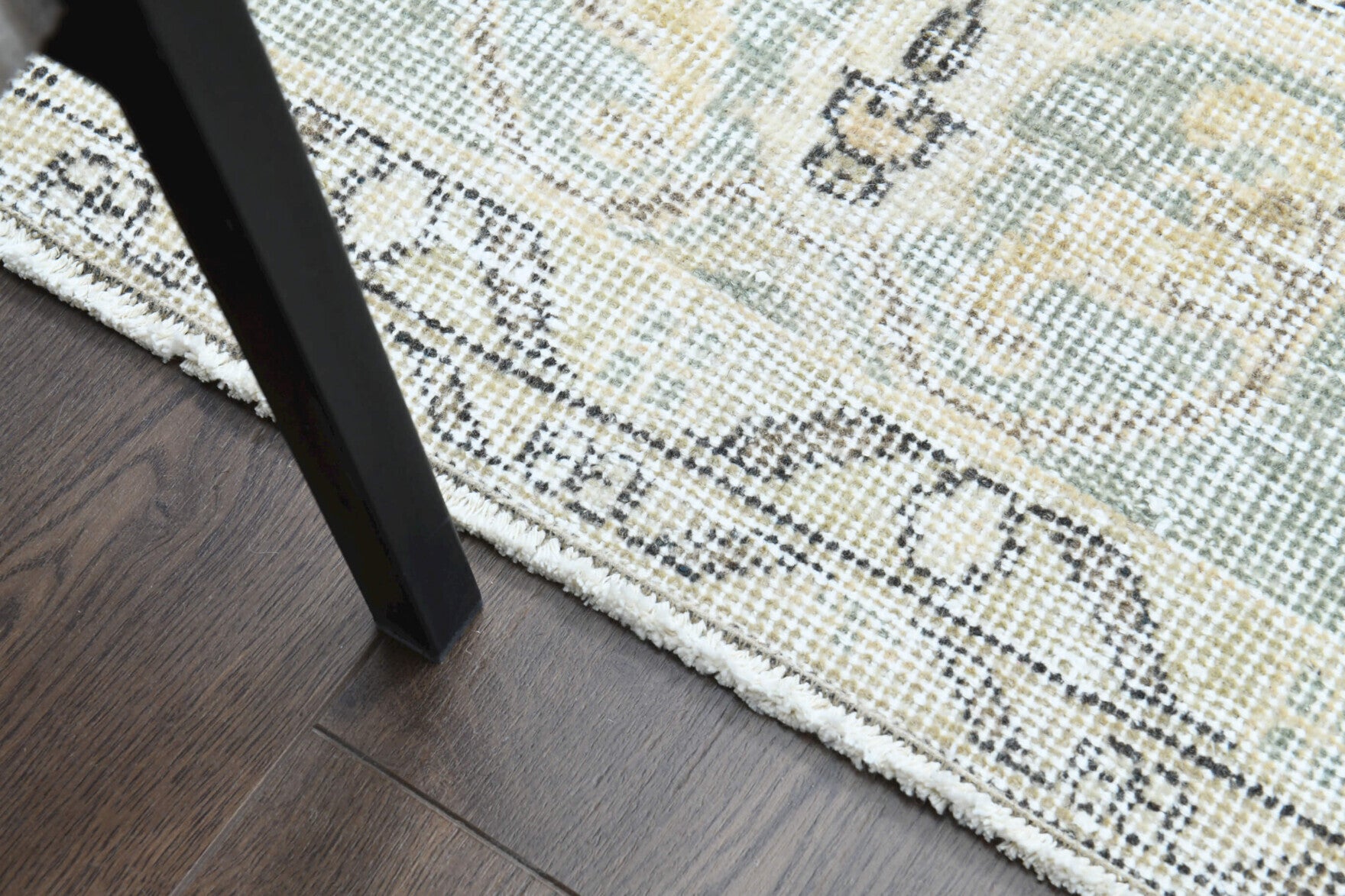 227x340 cm vintage Anatolian area rug – Mahcan, low pile, wool