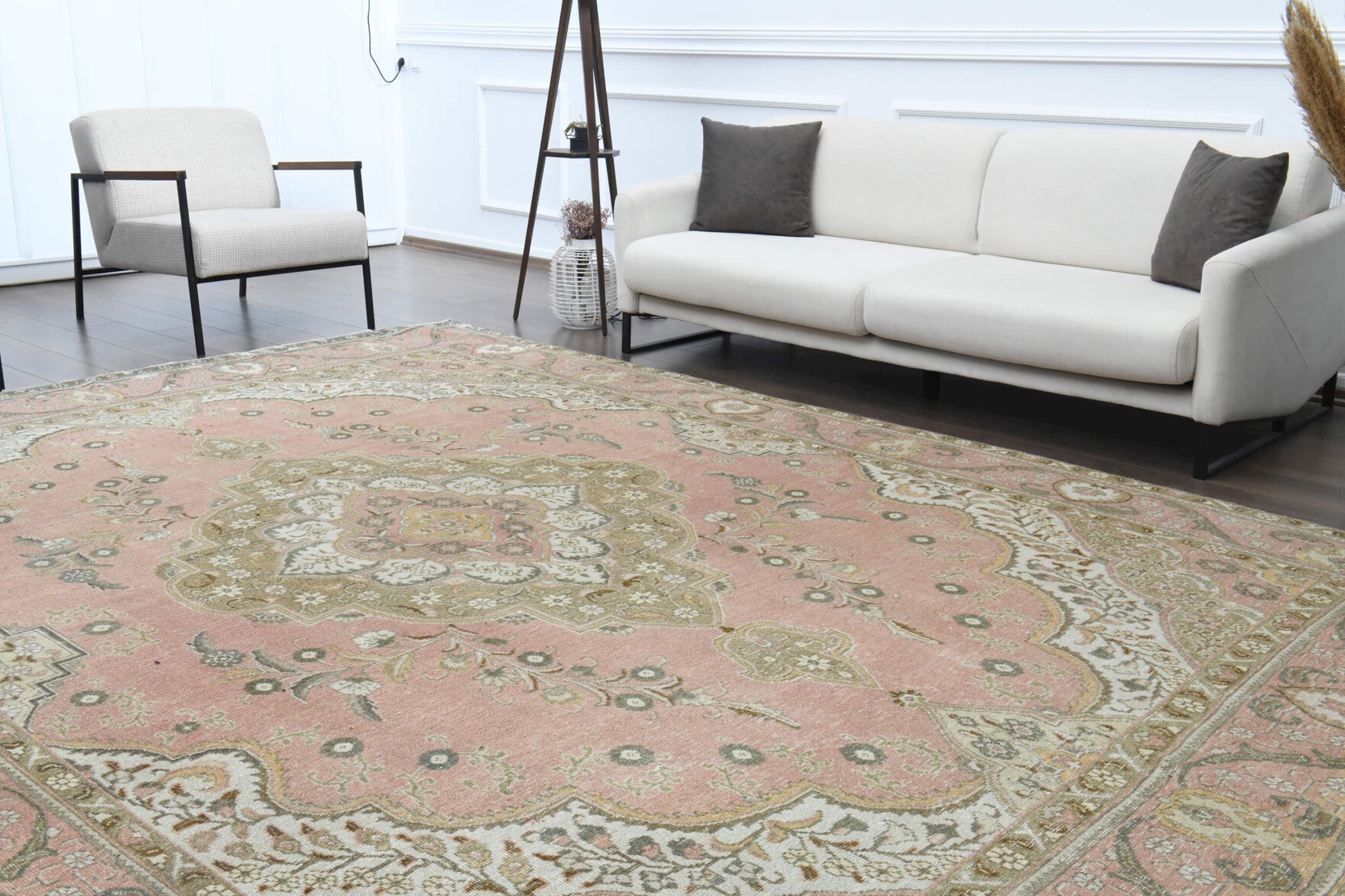 One-of-a-kind 1970s Persian vintage area rug in wool, 9'3" x 12'1"