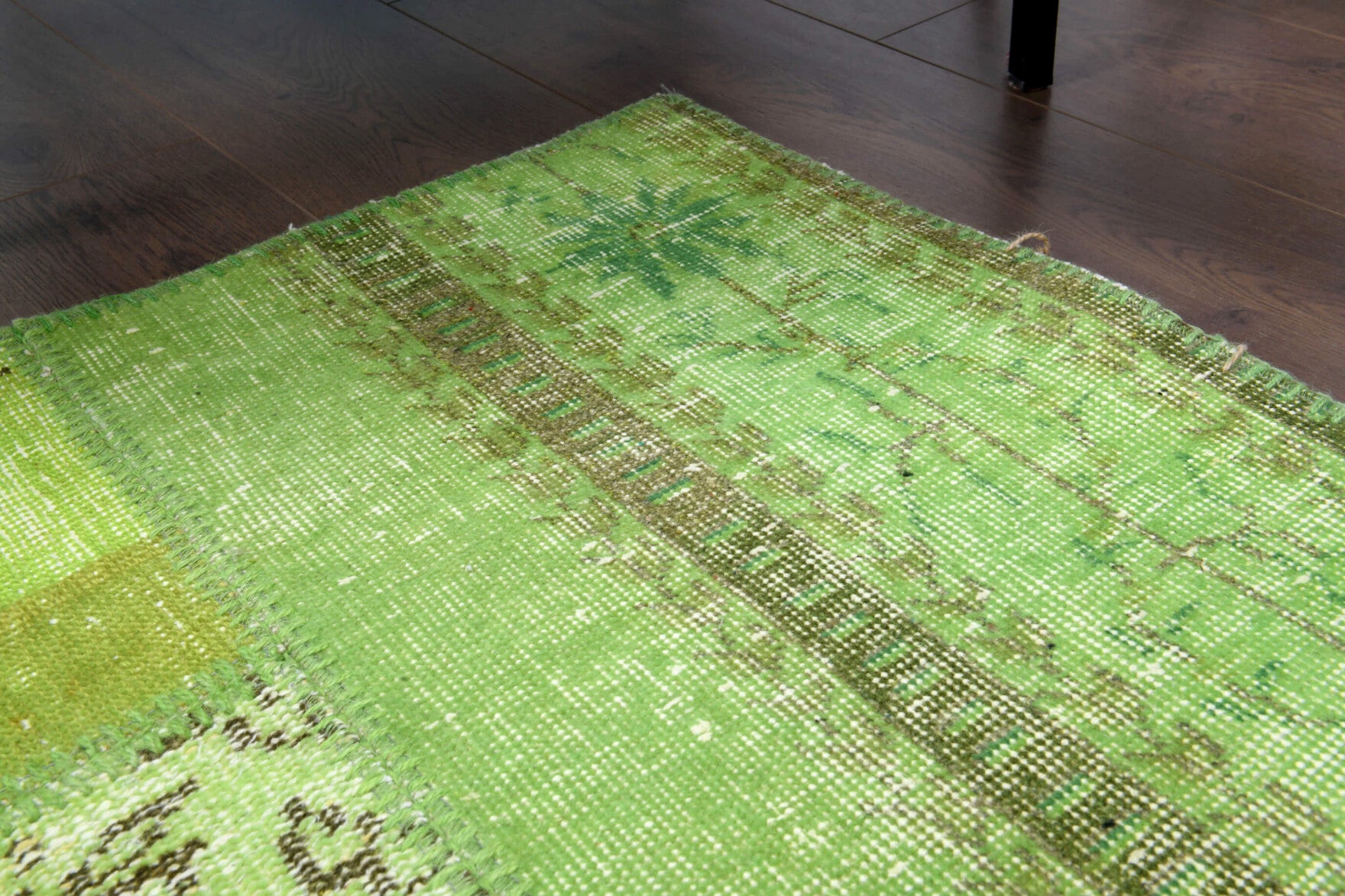 One-of-a-kind 1970s Anatolian vintage patchwork runner rug in wool, 2'8" x 9'11"